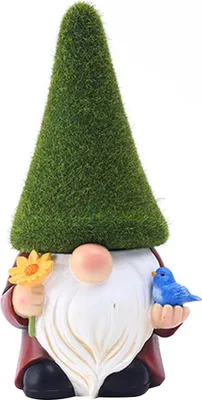 Produktbild von Gesichtslose Gartenornamente aus Kunstharz, Miniaturfiguren für die Innen- und Außendekoration (rot)