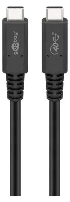 Image de Câble USB-C Goobay Sync & Charge, USB4 Gen 3x2, 240 W, 0,7 m