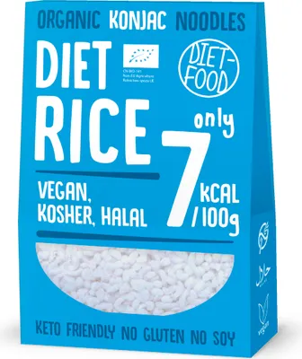 Obrázok produktu pre CESTOVINY (KONJAC V TVARE RYŽE) BEZLEPKOVÉ385 g (300 g) - DIÉTNA STRAVA