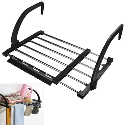 Image de Omgoods - Étagère chauffante pour vêtements - Séchoir extensible pour balcon