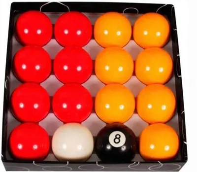 Produktbild von Pegasi Casino English Pool Balls set 16 Stück - 50,8mm - Phenolharz - Polierte Billardkugeln - Langlebige Billardkugeln - A Klasse Biljartset - Passend für Englische Pooltafeln - Billard Zubehör