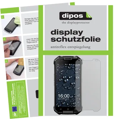 Produktbild von 6x Schutzfolie für AGM X2 matt Displayschutzfolie Folie Display Schutz dipos