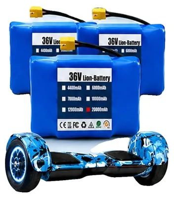Image de Batterie lithium-ion, capacité de 20000 mAh, tension de 36 V, comprenant 3 batteries de 20000 mAh