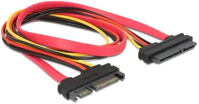 Produktbild von Delock Kabel SATA 22pin Verlängerung 0,5m