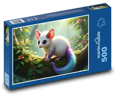Produktbild von Puzzle 500 Bunte Märchenwiesel - martinpuzzle