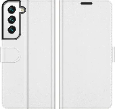 Produktbild von Mobigear Geldbörsen-Handyhülle für Samsung Galaxy S22 – Klapphülle – Weiß
