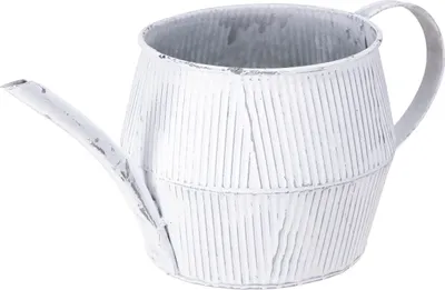Produktbild von Deko-Gießkanne aus Metall im Vintage-Design für Shabby Chic Dekorationen