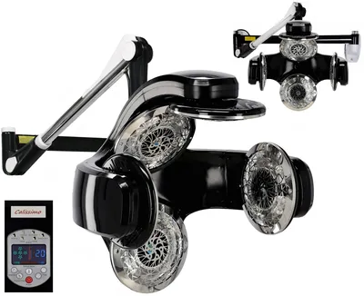 Productafbeelding van Klimazon Infrazon Dione black wandmodel voor het versnellen en intensiveren van haarverzorging en herstel van kleuringen en permanenten in de salon