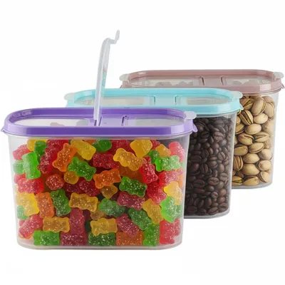 Produktbild von Frühstücksbehälter Set 3 Stück 1,4L stapelbar