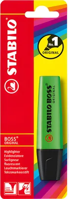 Image de Surligneur - STABILO BOSS ORIGINAL - Stylo simple - vert