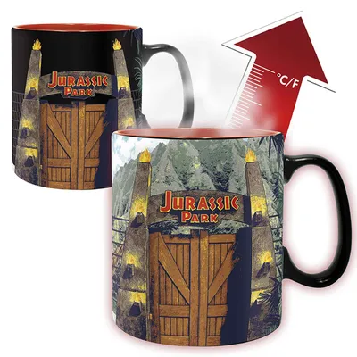 Produktbild von JURASSIC PARK Tasse Thermoeffekt 460 ml - Tor