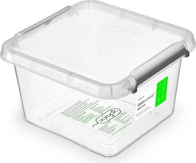 Obrázek produktu pro antibakter.box 3,0 l 20x20x12cm,transp.plast_EXTPLASTIMEX