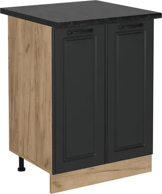 Produktbild von Küchenunterschrank Vicco R-Line Anthrazit Landhaus 60 cm , AP Anthrazit, Model 53848