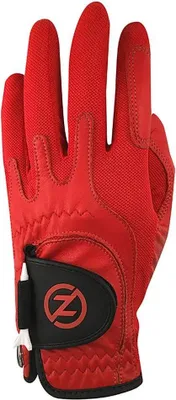 Produktbild von Zero Friction Cabretta Leather Golfhandschuh Für Linkshänder Rot Mann Rot One Size