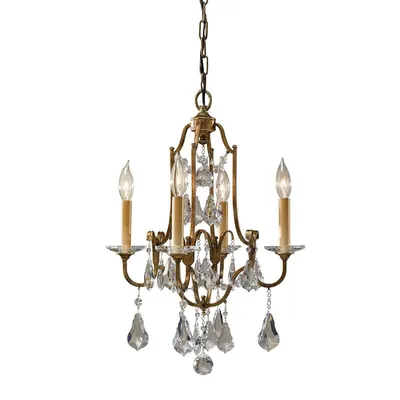 Produktbild von Elstead Valentina Kronleuchter E14 4-fach Oxidierte Bronze