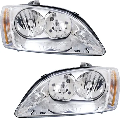 Produktbild von TYC Scheinwerfer Set für Ford Focus MK2 11/2004-2/2008 H1 H7 Halogen Chrom LWR