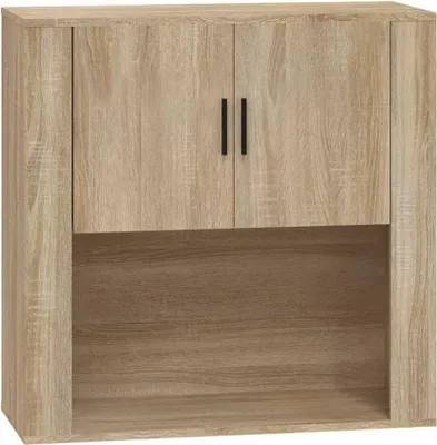 Obrázok produktu pre vidaXL Nástenná skriňa Sonoma dub 80x33x80 cm odvodený výrobok z dreva