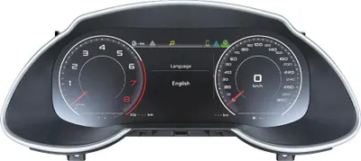 Obrázek produktu pro Digitální přístrojová deska, kompatibilní s Audi Q5 2010–2018, 12,3palcový displej, instalace typu plug-and-play, Audi Q5 2010–2018