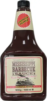 Produktbild von Mississippi Barbecue Sauce Chipotle Pepper angenehm scharf 1560g