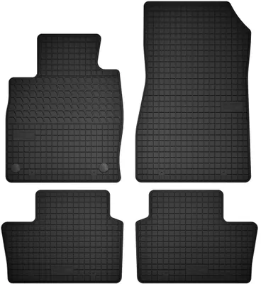 Produktbild von Gummimatten Fußmatten Schwarz für Nissan Juke II F16 2019- Set 4-tlg