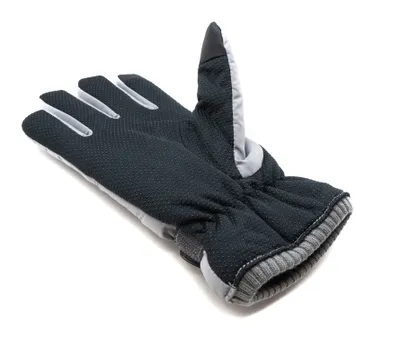 Produktbild von Anti Rutsch Handschuhe aus Polyester für Smartphones Touch Bildschirme in Grau