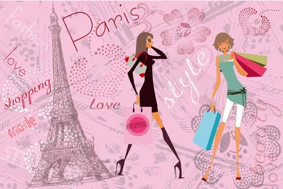 Produktbild von Fototapete - Paris Style 375x250cm - Vliestapete