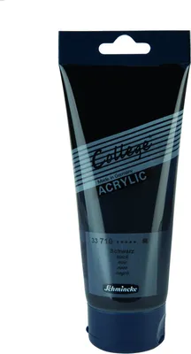 Produktbild von Schmincke 200ml College Acryl Schwarz Acryl 33 710 014