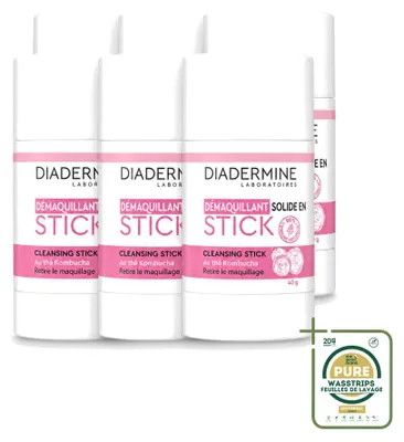 Immagine prodotto di 6 stick di Diadermine Essential Care per la pulizia del viso, formulati con Kombucha - 40 g ciascuno - confezione da 6 pezzi
