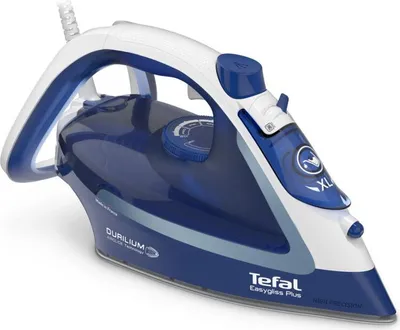 Produktbild von Tefal EasyGliss Plus FV5735 iron Dry & Steam iron Durilium soleplate 2500 W Blue, White