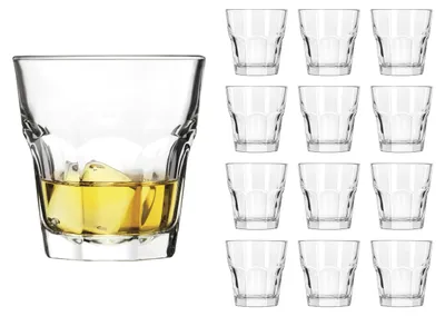 Productafbeelding van Libbey 70675 Rocks/Whiskyglazen, model GIBRALTAR, van persglas, set van 12, inhoud 266 ml