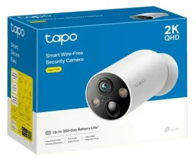 Produktbild von TP-Link Tapo C425 Bullet IP-Sicherheitskamera Drauen 2560 x 1440 Pixel Decke/Wand (Tapo C425)