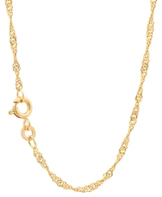 Produktbild von Goldkette Singapurkette Länge 45cm - Breite 1,8mm - 333-8 Karat Gold