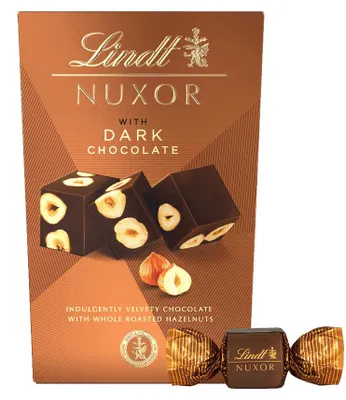 Produktbild von Lindt NUXOR Gianduja Feinherb Cornet 150 g