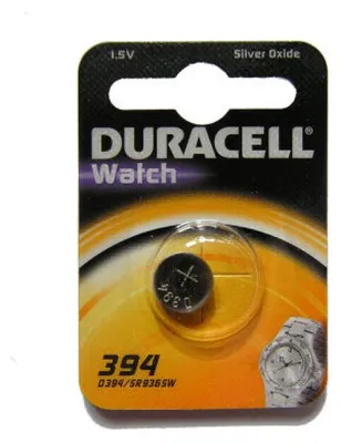 Zdjęcie produktu dla Duracell D394, Jednorazowa bateria, Srebrny-Oksydowany, 1,5 V, 1 szt., Srebrny, 3 mm