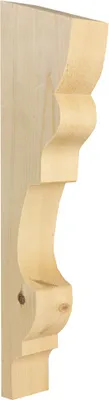 Produktbild von Fensterknekt (318) aus Holz - Ornament für Fenster, Tür und Fassade - typisch Schweden