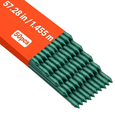Zdjęcie produktu dla Vevor Podpórka Do Roślin 10 Szt Metalowe Paliki Powlekane 11X1455Mm