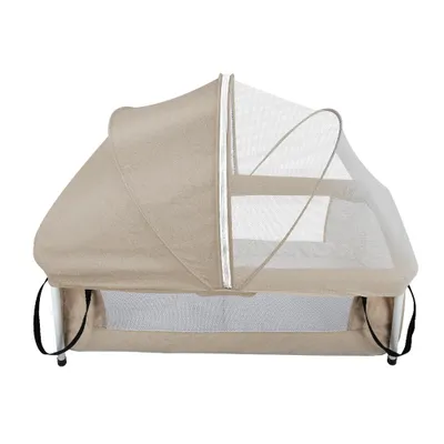 Produktbild von 2 in 1 Klappbar Reisebett Baby,Reisebett Baby mit Matratze,Babybett Wickeltasche,Faltbar Babybett mit Moskitonetz Reisebett Babyliege Baby Kleinkinder