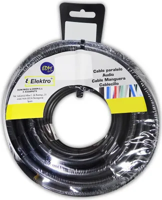 Produktbild von Schwarze Acrylspule 4x1,5mm 15mts.