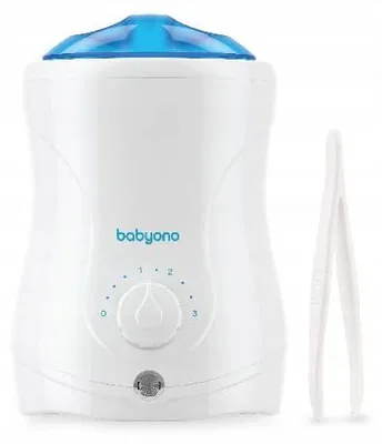 Obrázok produktu pre Babyono 216: Ohrievač fliaš s funkciou sterilizácie pre cumlíky a mlieko, objem 180 ml. Elektrický ohrievač Babyono s 2-v-1 funkciou: ohrev a sterilizácia. Model 216
