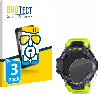 Produktbild von 3x BROTECT Schutzglas für Casio G-Shock GBD-H2000 Schutzfolie Panzer Folie Glas Display Schutz klar