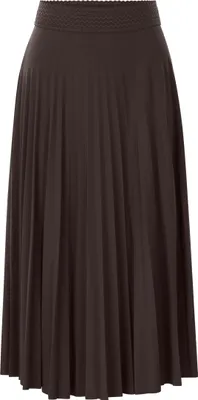 Produktbild von Rich & Royal (4) Plissee Skirt Recycled, dark chocolate 285 285 34