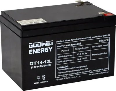 Obrázek produktu pro GOOWEI ENERGY OTL14-12, baterie 12V, 14Ah, DEEP CYCLE