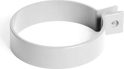 Produktbild von BRYZA Rohrschelle aus Kunststoff Ø 90 mm, Weiß RAL 9010