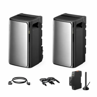 Produktbild von Powerness Balkonkraftwerk Speicher, EcoFlow Stream Ultra All-in-One 1920Wh Speicher mit Stream AC Pro und Smart Meter für Balkonkraftwerk (0% MwSt)