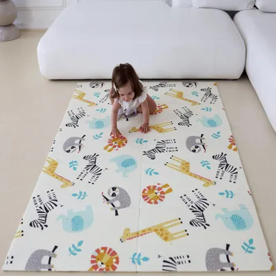 Image de Tapis de jeu pliable et réversible pour enfants