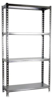 Image de Etagère Légère Sans Vis Simonclick Plus 4/500 1500 Galva Galvanisé 1500x1000x500 - Simonrack