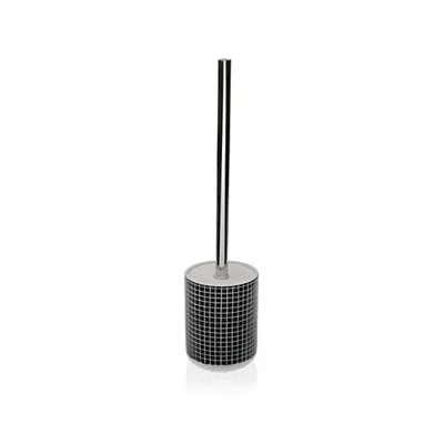 Produktbild von WC Toilettenbürstenhalter TATIANA schwarz weiß H. 38cm D. 9cm Versa Home WA