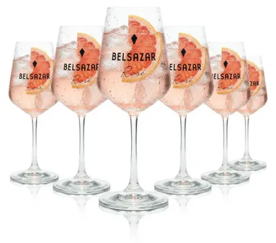 Produktbild von 6x Belsazar Glas 0,39l Wermut Wein Gläser Aperitif Cocktail Longdrink Rosé Tonic