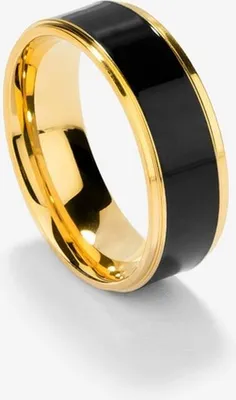 Productafbeelding van Herrenring Radiant RH000137-22, 22 karaat, zwart goud