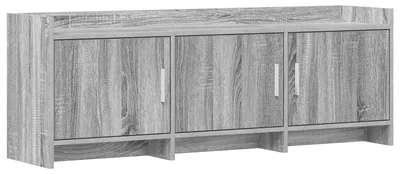 Produktbild von vidaXL TV-Schränk 130 x 33 x 47 cm Grau Sonoma Holzwerkstoff